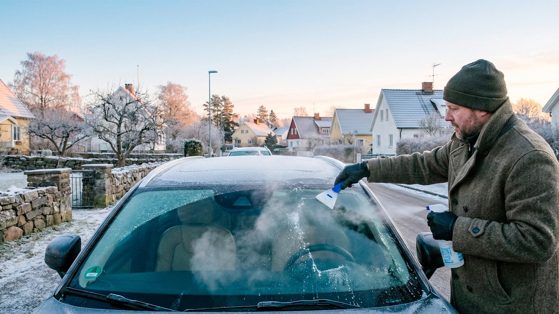 La Guardia Civil despeja todas las dudas y recomienda este truco infalible para quitar el hielo del parabrisas