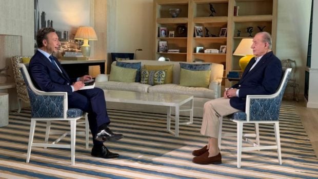 Rey emérito, Juan Carlos I, Felipe VI, entrevista, Francia, televisión francesa, memorias