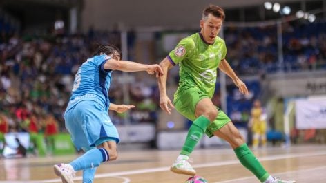 Lin, en el último Illes Balears-Inter.