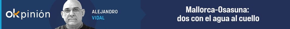 Mallorca-Osasuna: dos con el agua al cuello