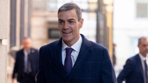 El presidente del Gobierno, Pedro Sánchez