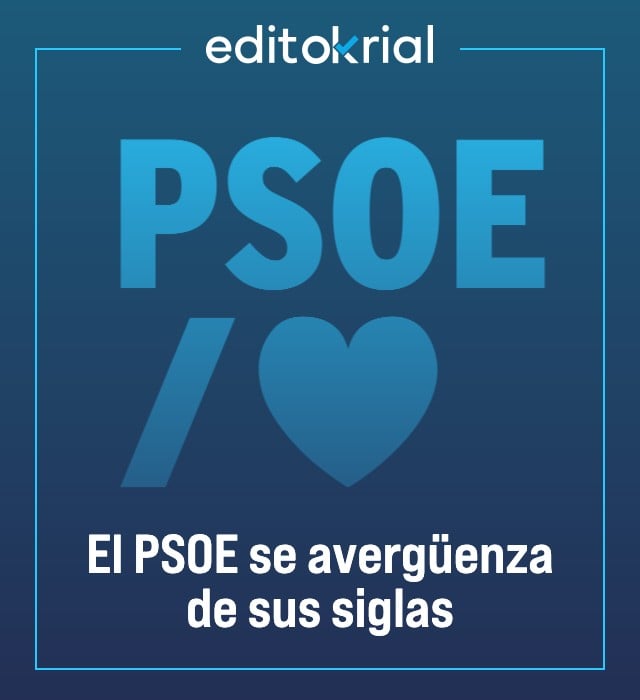 El PSOE se avergüenza de sus siglas