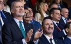 El Rey Felipe VI, en un partido de España. (RFEF)