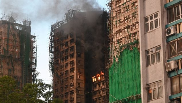 incendio Hong Kong