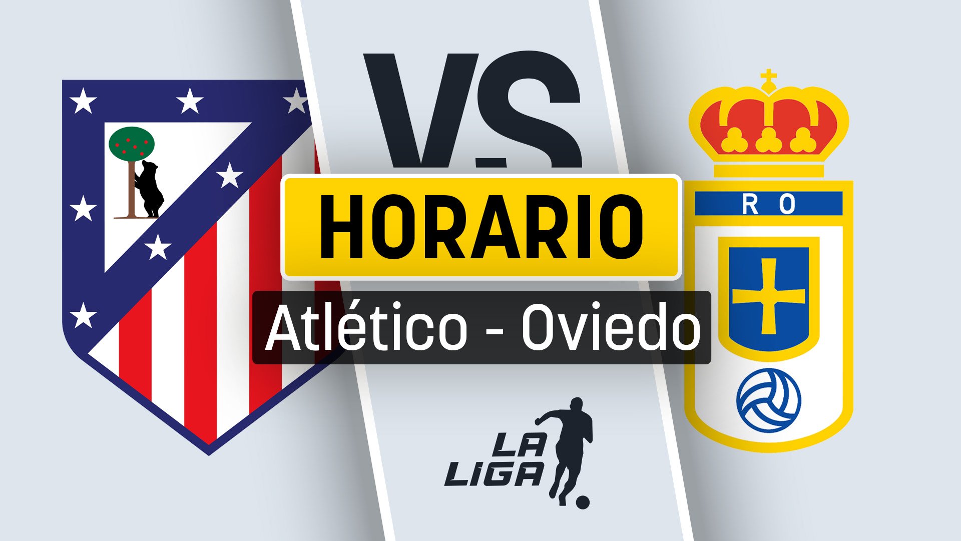 Cuando es el Atlético de Madrid – Oviedo: horario y canal de TV para ver en directo y en vivo online el partido de Liga.