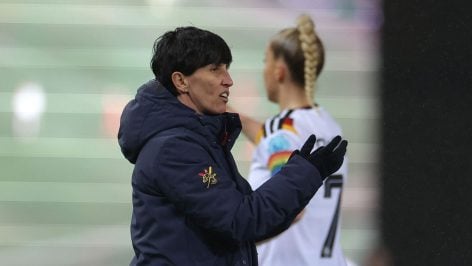 Sonia Bermúdez, ante Alemania. (EFE)