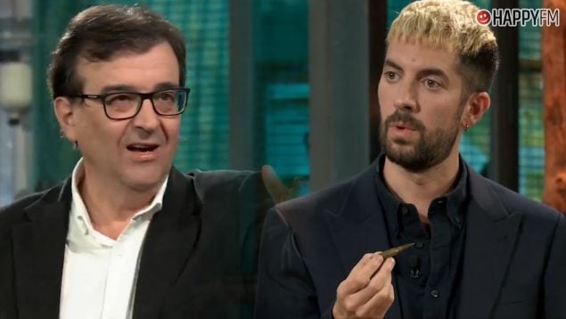Javier Cercas y David Broncano en La Revuelta. (RTVE)