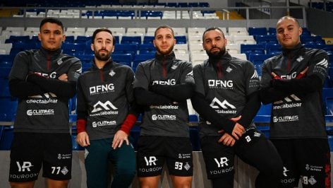 Mateus Maia, Rivillos, Charuto, Dennis y Fabinho.