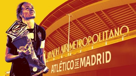 Irene Paredes, con el título de la Liga de Naciones.