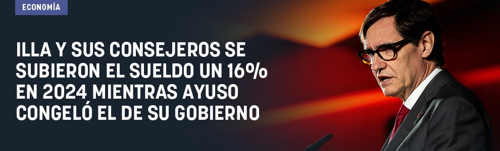 Illa y sus consejeros se subieron el sueldo un 16% en 2024 mientras Ayuso congeló el suyo