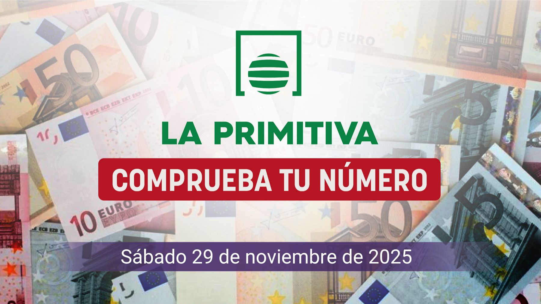 Comprobar La Primitiva: resultado y número premiado hoy, sábado, 29 de noviembre de 2025