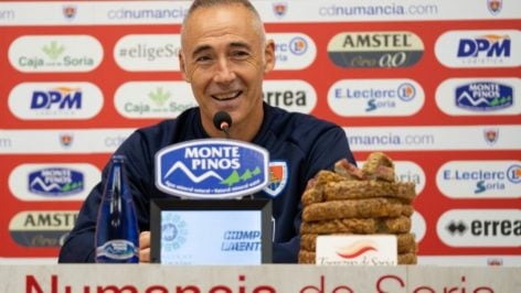 Ángel Rodríguez, entrenador del Numancia.