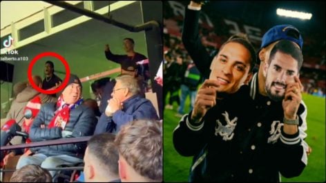 Antony, durante el derbi sevillano.