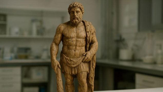 Hércules, estatua, descubrimientos