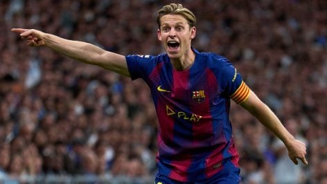 De Jong con el Barcelona. (Getty)