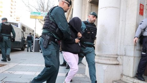 Detenido conducido hasta los juzgados de Palma.