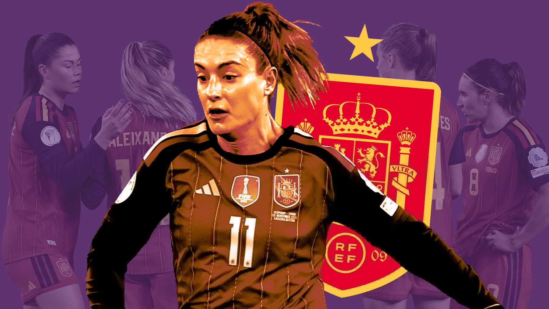 Alexia Putellas, con España.