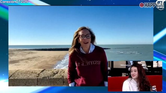 Rocío Carrasco manda un mensaje a Cristina de OT 2025. (Prime Video)