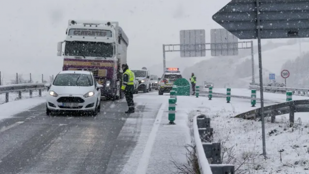 nevadas fuertes Castilla y León alerta AEMET