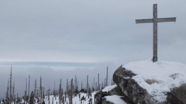 Zona afectada por la lluvia ácida en Polonia