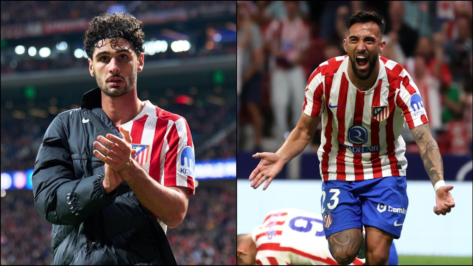 Cardoso y Nico González. (Getty)