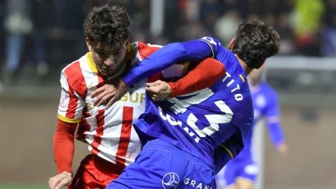 Una acción del Navalcarnero – Getafe. (EFE)