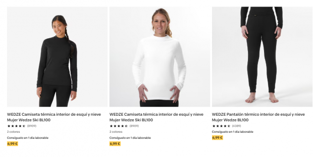 Decathlon arrasa con su ropa térmica