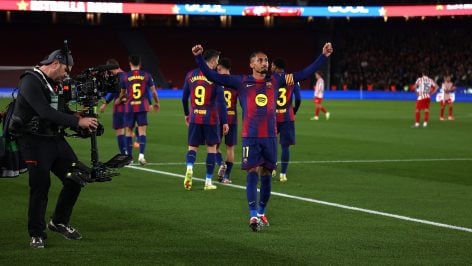 Raphinha, jugador del Barcelona. (Getty)