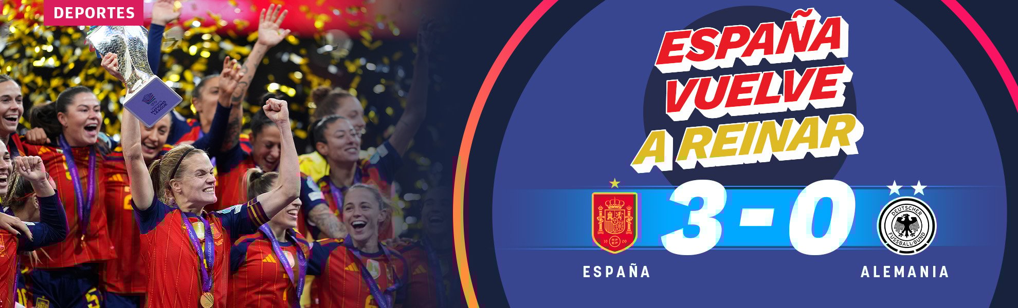 España vuelve a reinar