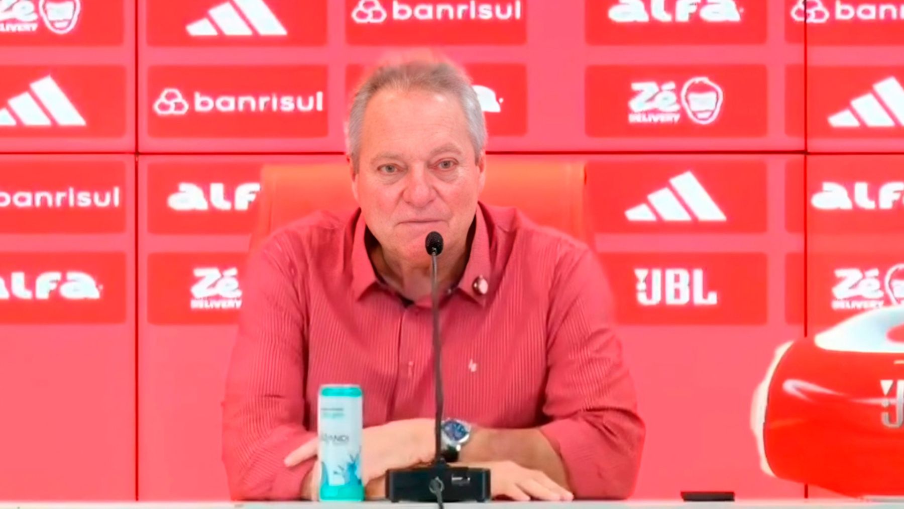 Abel Braga, entrenador de Internacional de Porto Alegre.