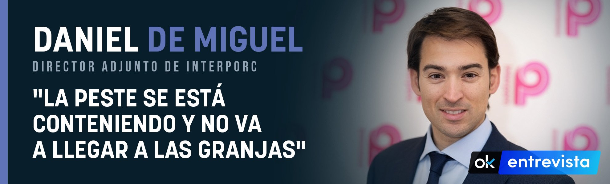 Daniel de Miguel (patronal del cerdo): La peste se está conteniendo y no va a llegar a las granjas