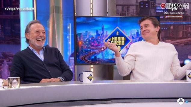 Guillermo Francella y Javier Veiga en El Hormiguero. (Atresmedia)