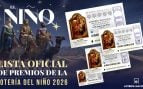 Lista oficial de premios de la Lotería del Niño 2026