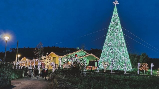 pueblo más bonito de la Navidad