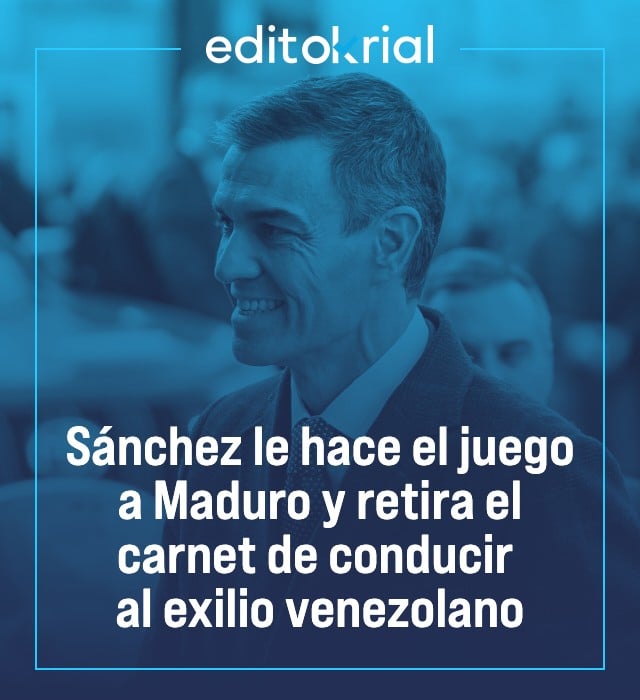 Sánchez le hace el juego a Maduro y retira el carnet de conducir al exilio venezolano