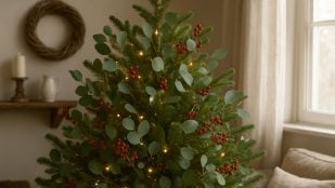 Árbol de Navidad, truco, decoración