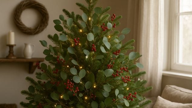 Árbol de Navidad, truco, decoración