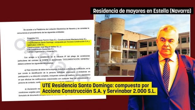 Santos Cerdán, Servinabar, Navarra