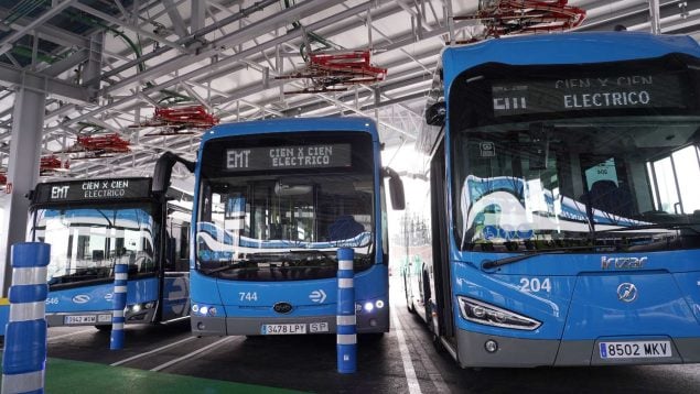 EMT autobuses eléctricos