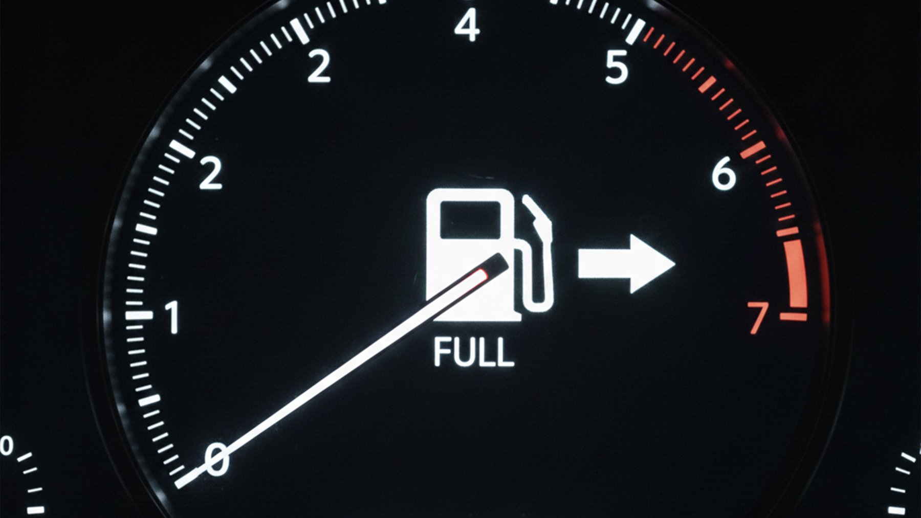 Indicador de gasolina. Foto: Ilustración propia.