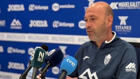 Luis Blanco, en rueda de prensa.