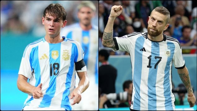 Nico Paz, Papu Gómez