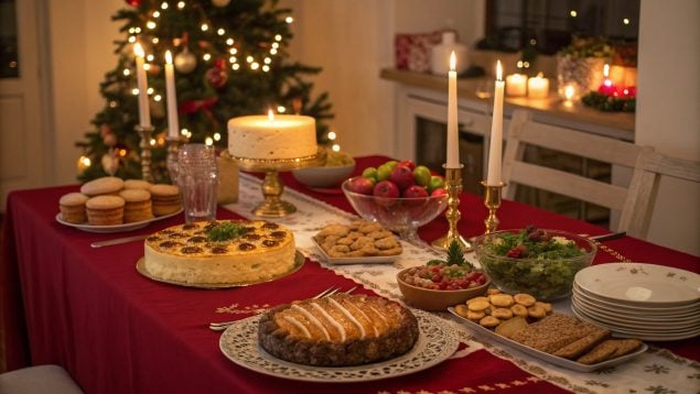 Nochebuena, cena, dulce, postre, Navidad