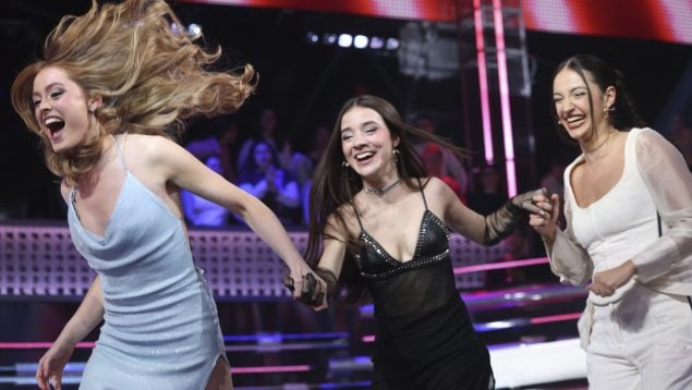 Olivia, Cristina y Claudia Arenas, concursantes de OT 2025. (Prime Video)