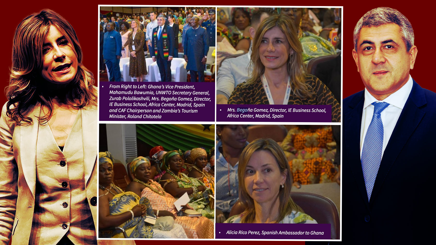 El Gobierno envió a la embajadora en Ghana a una cumbre de negocios de Begoña Gómez con la OMT