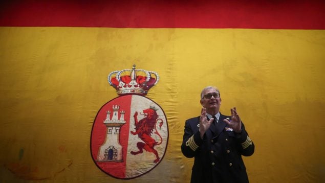bandera española exposición