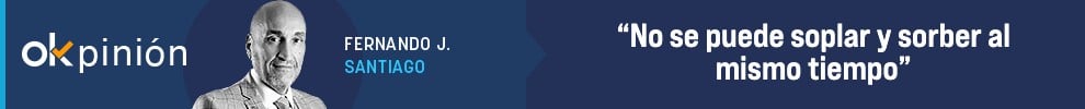 “No se puede soplar y sorber al mismo tiempo”
