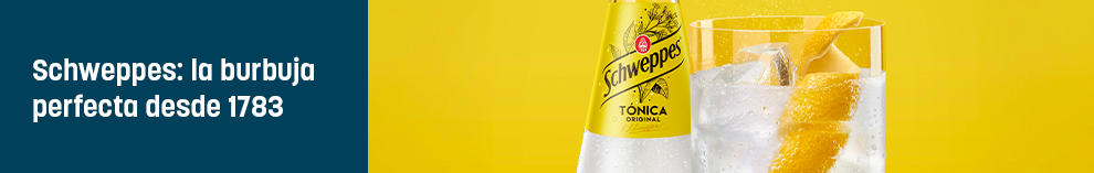 Schweppes: la burbuja perfecta desde 1783