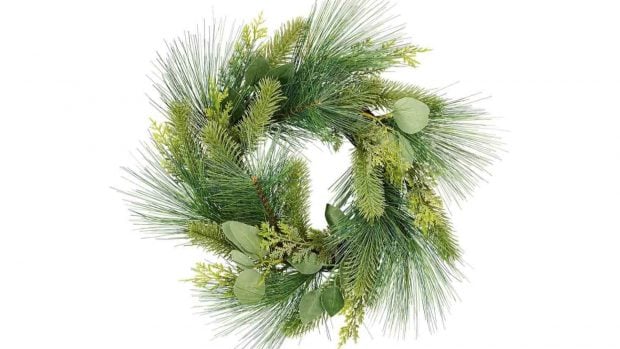 Lidl corona de Navidad