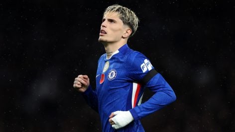 Alejandro Garnacho, con el Chelsea. (Getty)